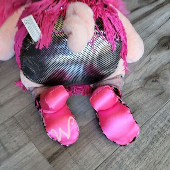 Manhattan toy tippytoes pink pig flapper girl plush - Picture 3 of 8